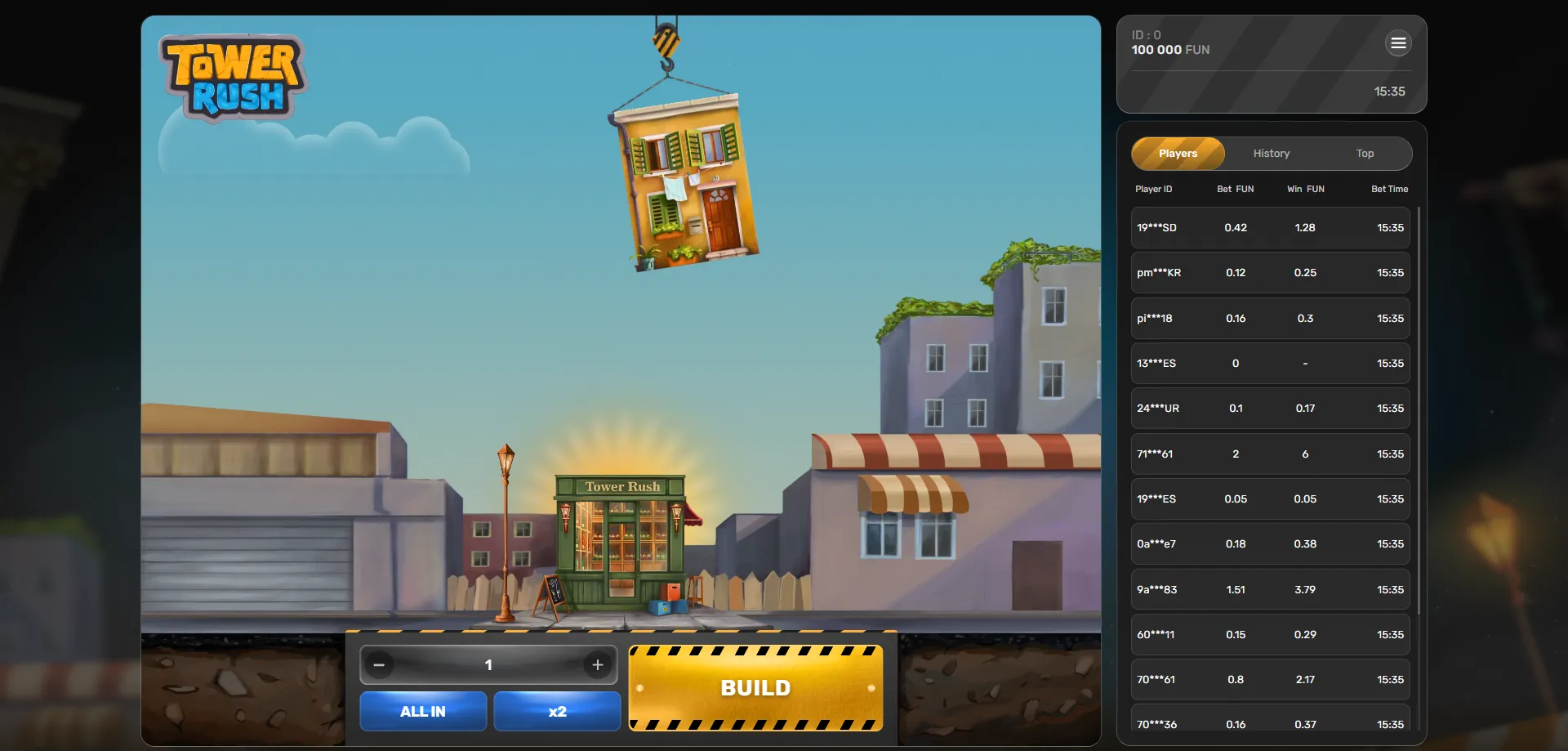 Tower Rush crash game strategy overview — tips to win real money